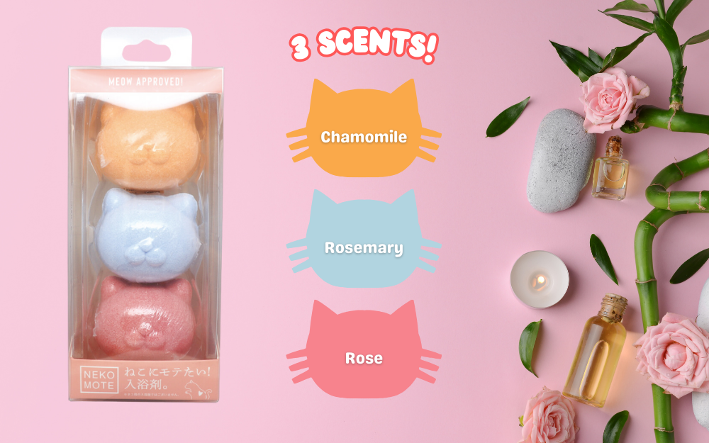 NekoMote Bath Ball Gift Set